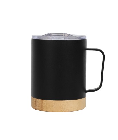 HYDRO - Bamboo Base Stainless Steel Mug